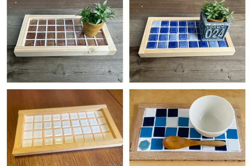 モザイクタイルトレー