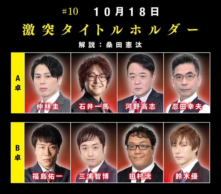 #10 10月18日「激突タイトルホルダー」