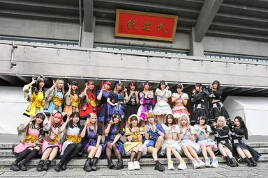 ルミナスアイドル武道館にて撮影