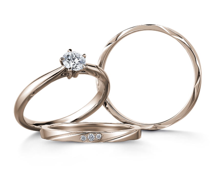 エンゲージリングでオリジナルカラー
「ペールブラウンゴールド」の発売を開始