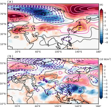 図1補足　図1と同じ。ただし、2025年7月18日〜26日平均(北日本高温期間)。