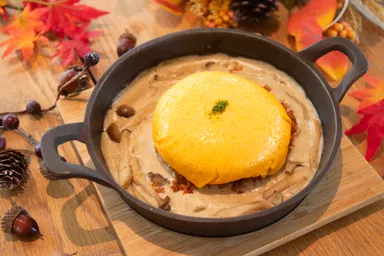 ポルチーニ茸のオムライス