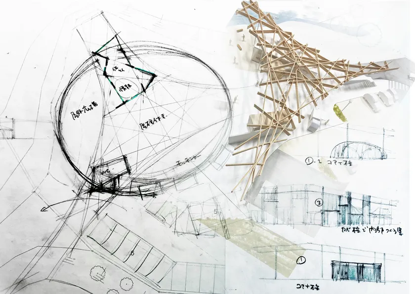 構想段階のスケッチ