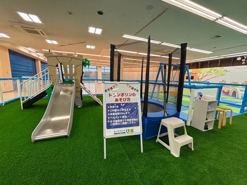 公園でお馴染みの遊具で遊べる