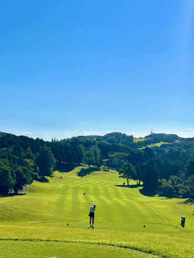 フェアウェイが4コース中一番広い、人気の海コース&山コース