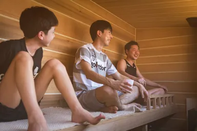 プライベートだから自由に会話