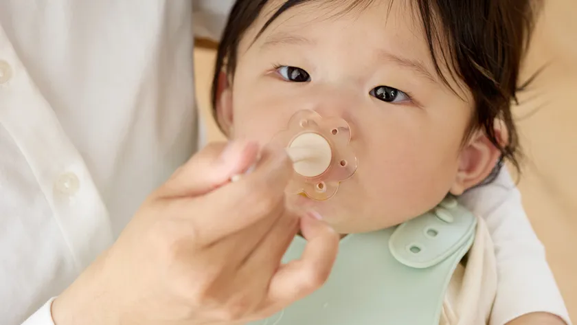 おはな型ののど突き防止プレート