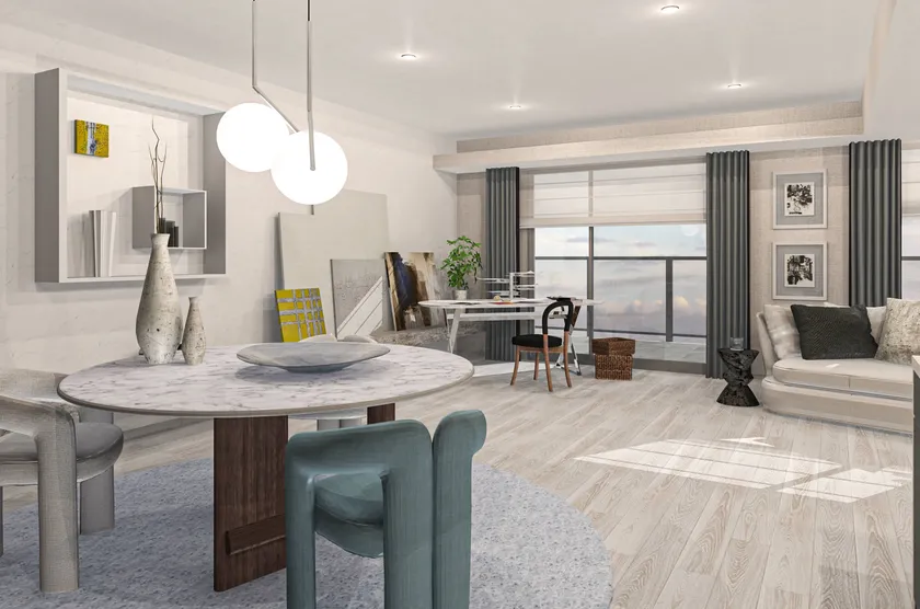 【コーディネート事例】創作時間を過ごすリビングギャラリー