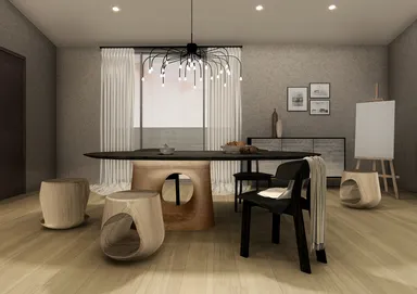 【コーディネート事例】静かな時間が流れる空間