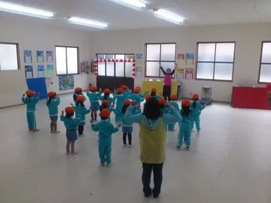 原町みなみ幼稚園の子供たち