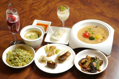 いわき野菜だけの中華フルコース料理