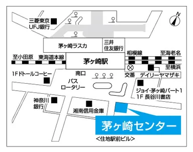 茅ヶ崎センター地図