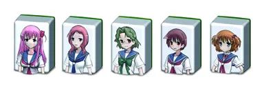 咲-Saki-全国編 キャラクターレリーフ牌 清澄高校編