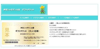 ギフトチケット