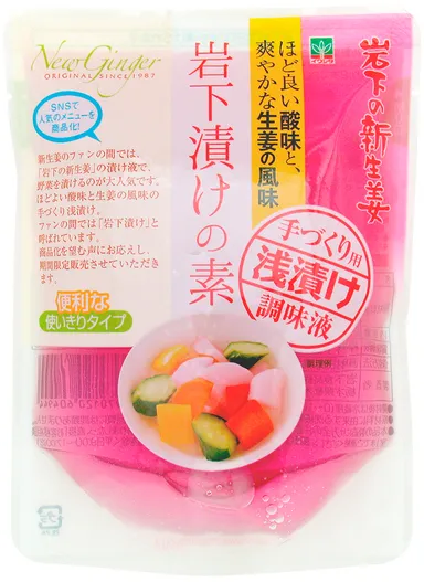 「岩下漬けの素」商品パッケージ