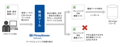 ＜データクレンジングサービス概要図 ＞