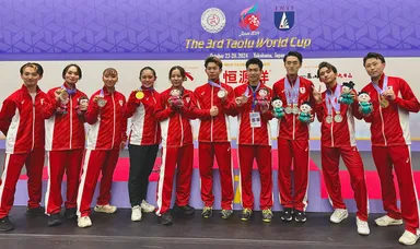 昨年横浜で開催された武術太極拳ワールドカップでの1枚