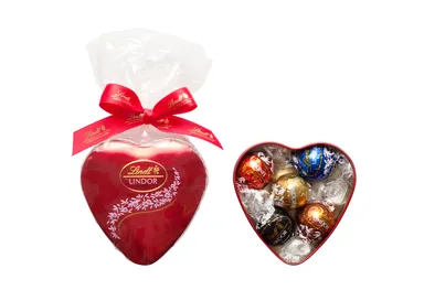 リンドール　ミニハート缶