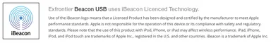 Beacon USB with iBeacon technology