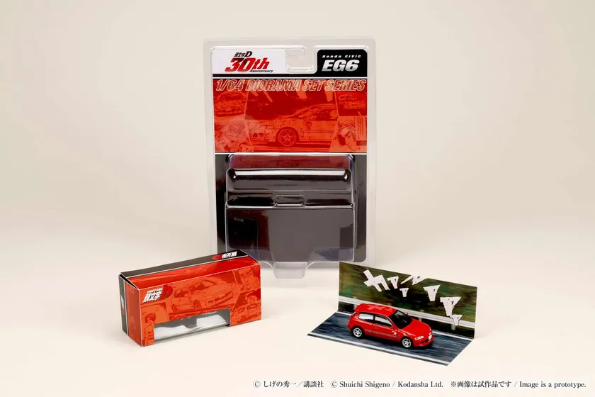 1/64 Honda CIVIC (EG6) 妙義 Night Kids / 頭文字D 庄司 慎吾 VS 藤原 拓海 1