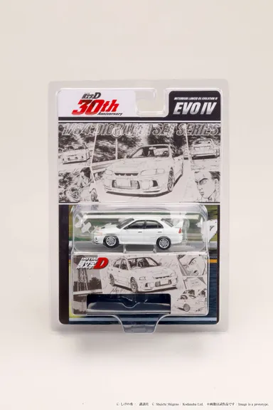 1/64 Mitsubishi Lancer RS Evolution IV / 頭文字D 岩城 清次 VS 藤原 拓海 2