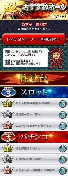 激アツ情報をエリア別で紹介3