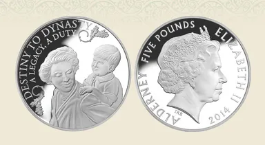 5ポンド銀貨デザイン