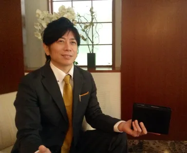 虎ノ門本社 社長室にて熱く語る木村社長