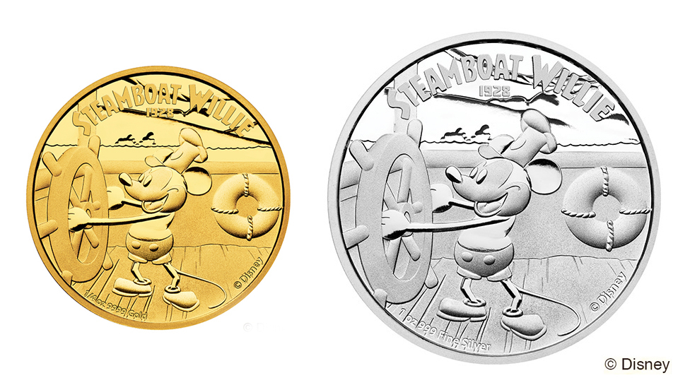 世界初のディズニー記念コイン、数量限定で発行！ミッキーマウス誕生の