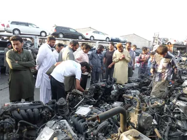 現地での販売風景