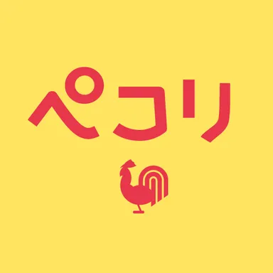 「ペコリ」ロゴ
