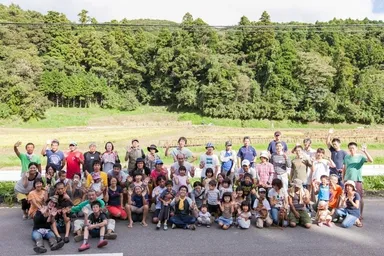 集合写真(2013年稲刈り)