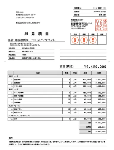 印刷イメージ