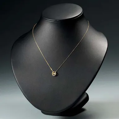 馬蹄ダイヤペンダント（K18）