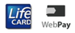 ライフカード株式会社、ウェブペイ株式会社のロゴ