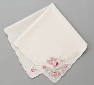 台紙から取り外したハンカチ