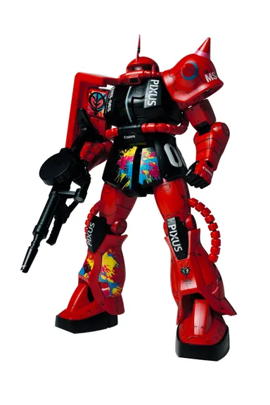 景品(プラモデル完成時)　(c)創通・サンライズ