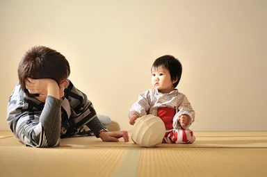 赤ちゃん一緒、宿の京懐石