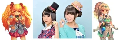 メインキャラクターを演じるプチミレディ