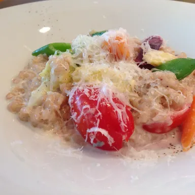 お野菜とチーズの玄米リゾット