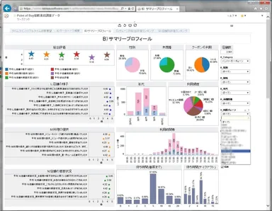 サマリープロフィール例（カテゴリー：ハンバーガーチェーン）