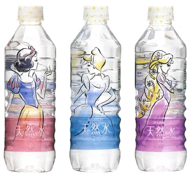 天然水PET500ml(ディズニープリンセス)