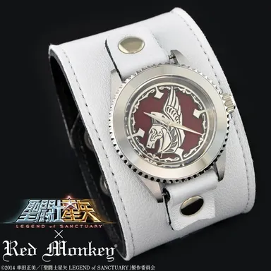 聖闘士星矢 LEGEND of SANCTUARY x red monkey designs Collaboration Wristwatch　星矢モデル(WHITE Ver.)_1