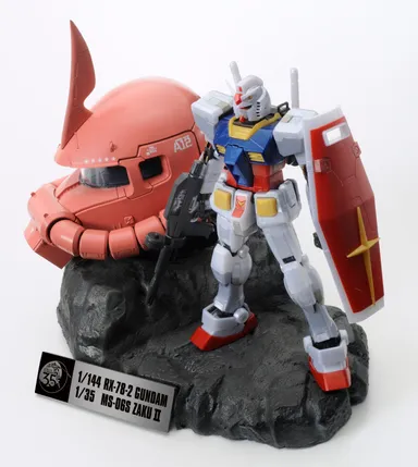 機動戦士ガンダム35th　ガンダム＆シャア専用ザクヘッド(プレミアムVer.)　2