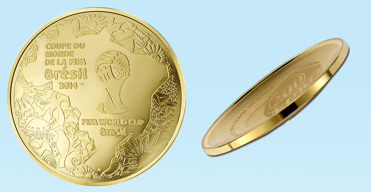 2014FIFAワールドカップ ブラジル大会公式記念コイン