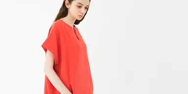 『V-NECKED TUNIC』Vネックワンピース