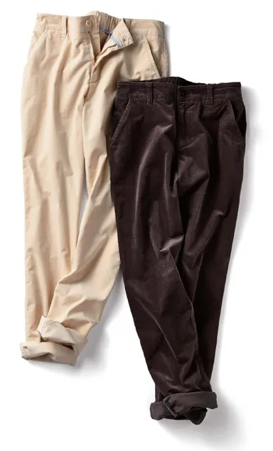 コーデュロイテーパードパンツ