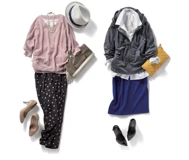 イージーパンツ＆タイトスカート