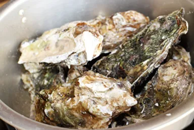 牡蠣のがんがん焼き