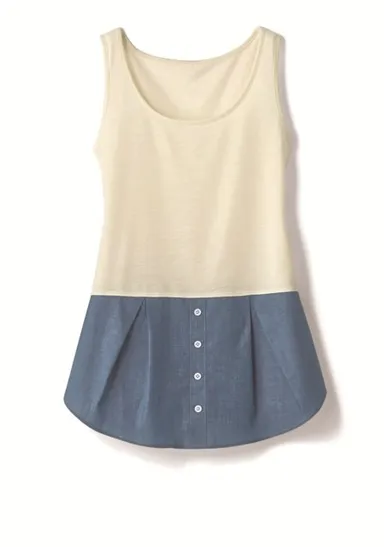 フェイクタンク（短め丈）